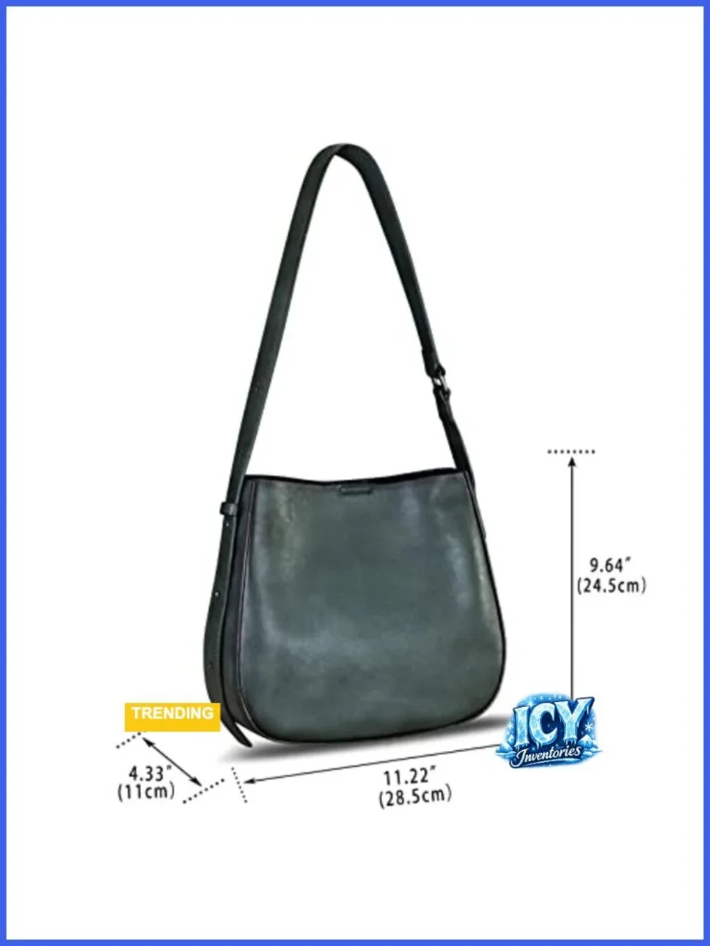 Genuine Leather Vintage Satchel Hobo Bag Handmade Shoulder Crossbody